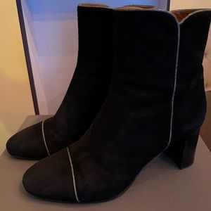 Women’s suede black boots by Aquatalia. Size 7